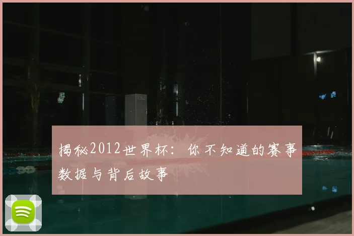 揭秘2012世界杯：你不知道的赛事数据与背后故事